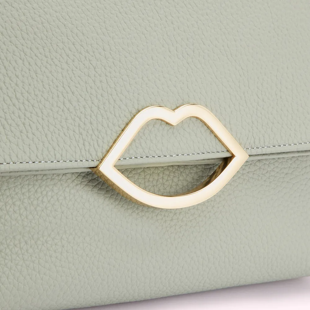 SHAGREEN LEATHER ISSY CLUTCH BAG