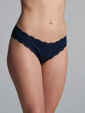 Silky Tanga | Silk 2-pack - Navy