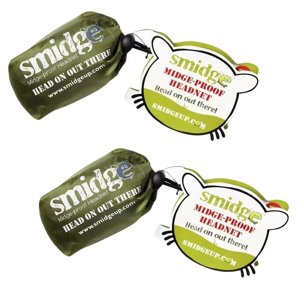 Smidge Midge and Insect-Proof Head Net - Pack of two