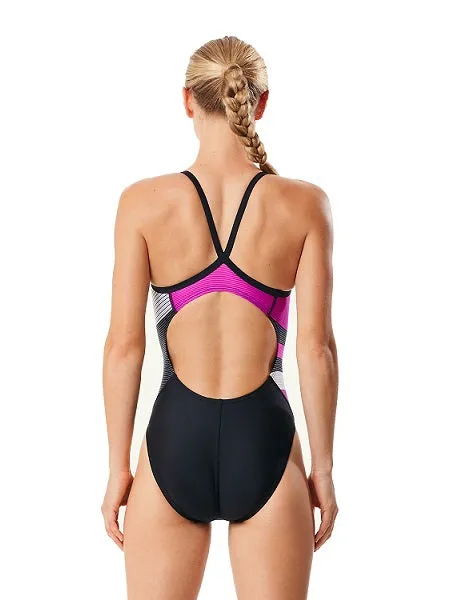 SPEEDO Women&#39;s Racing Rebel Drill Back - PowerFLEX Eco