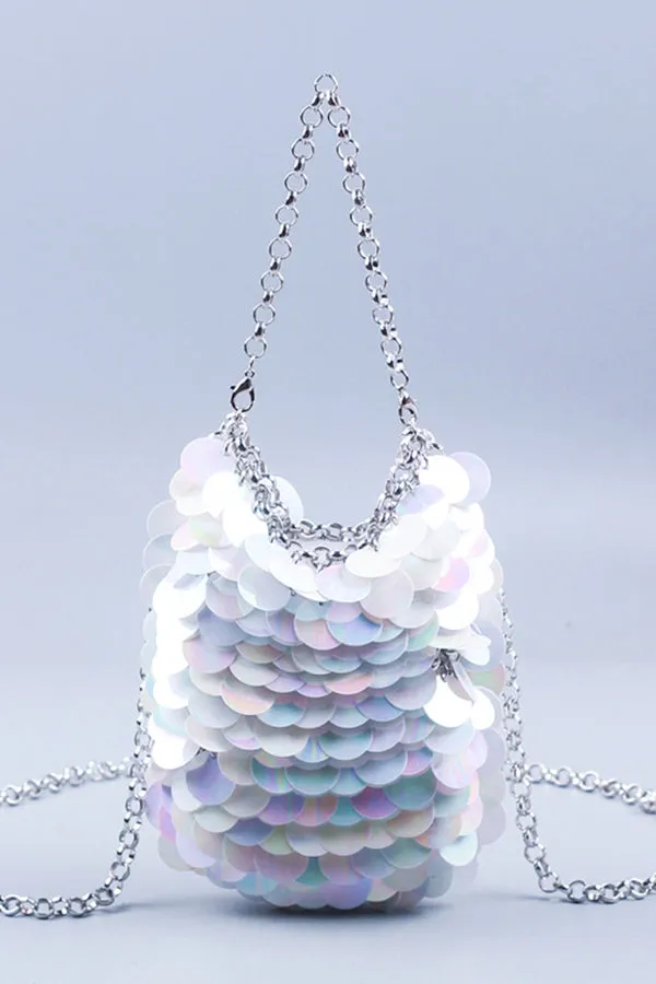 Stylish Sequin Chain Evening Bag