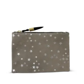 Taupe Star Small Pouch