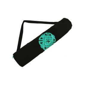 Teal Celtic Knot Yoga Mat Bag Global Groove