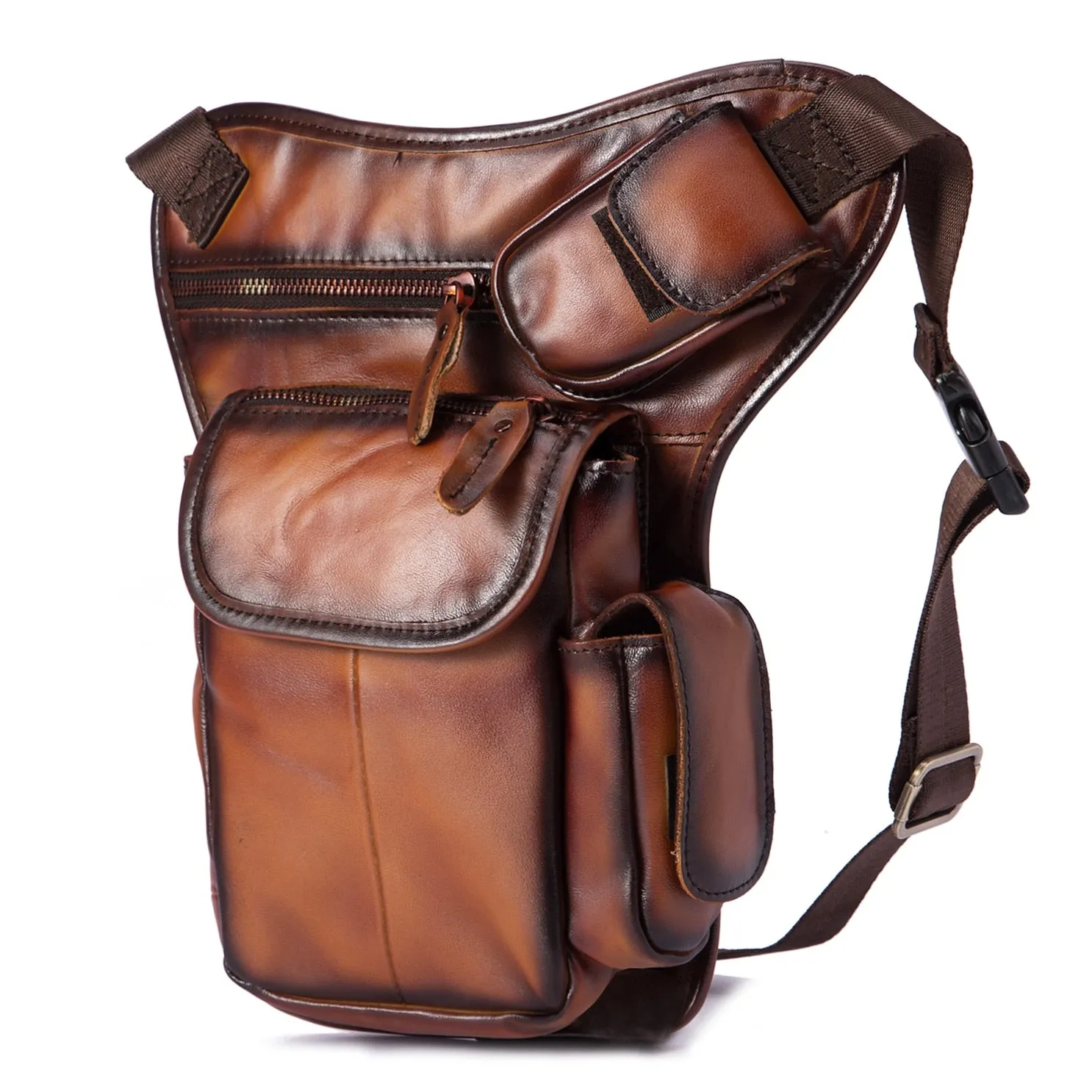 TEEK - Real Leather Multifunction Drop Leg Bag | Various