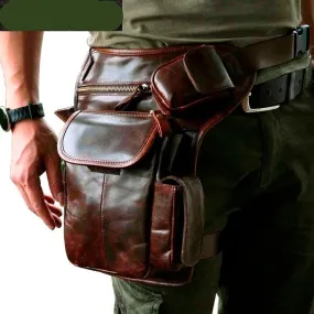 TEEK - Real Leather Multifunction Drop Leg Bag | Various