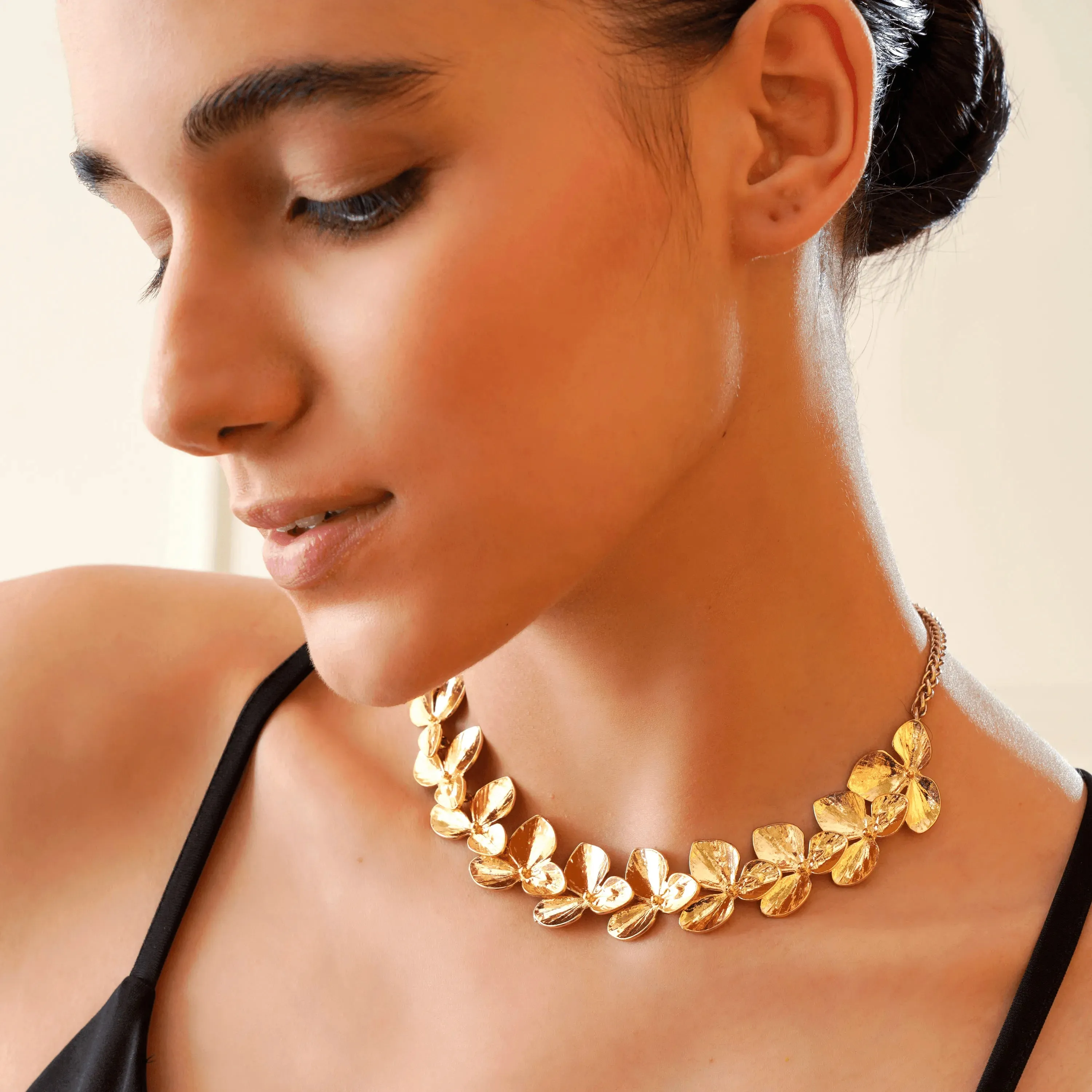 TFC Pretty Petal Gold Plated Necklace