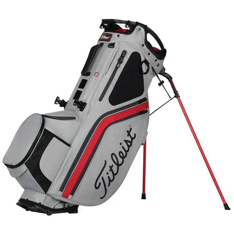 Titleist Hybrid 14 Stand Bag - Grey/Red/Charcoal