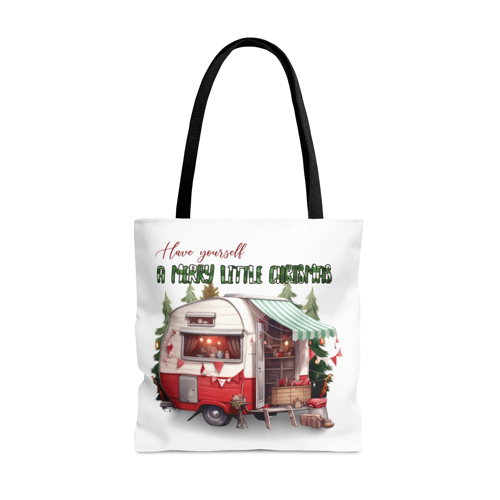 Tote Bag, Christmas, Camping