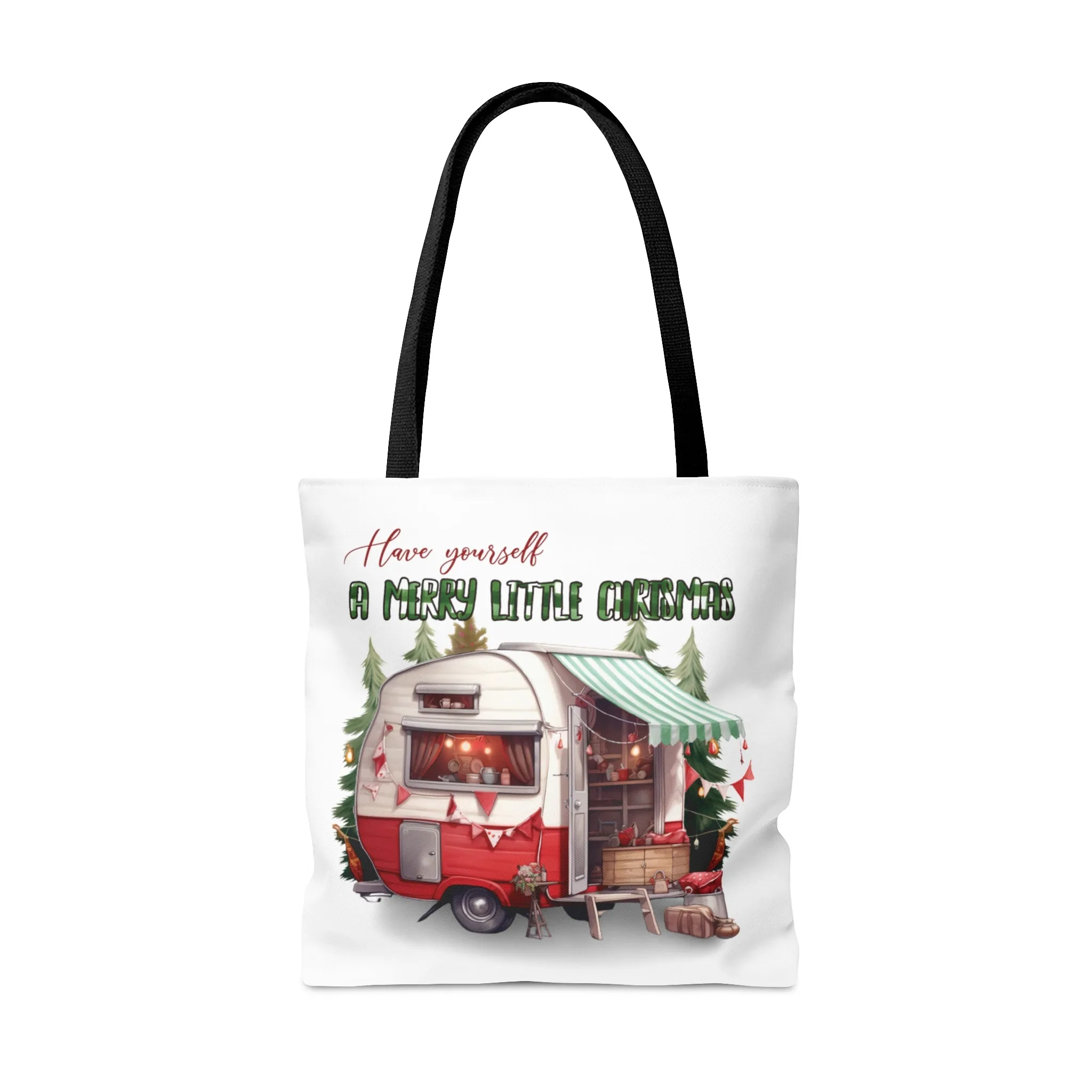 Tote Bag, Christmas, Camping