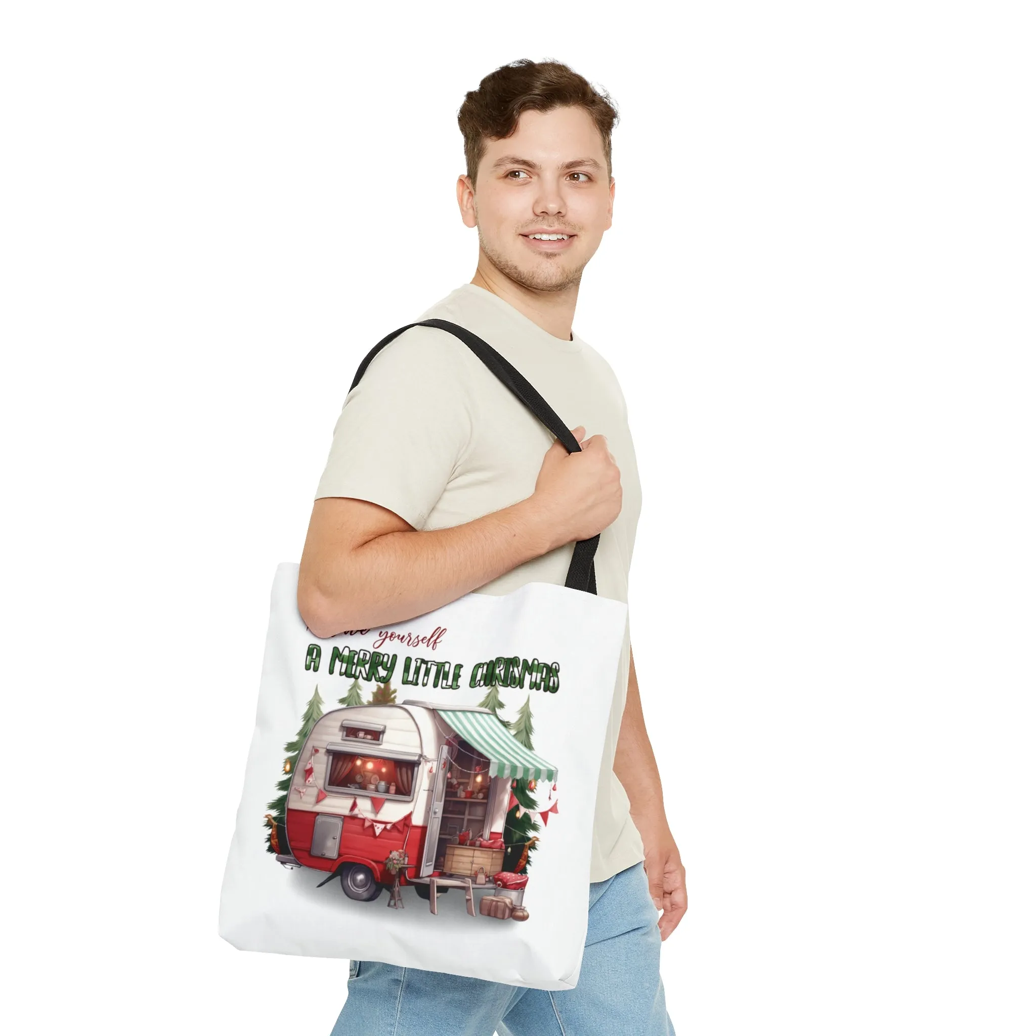 Tote Bag, Christmas, Camping