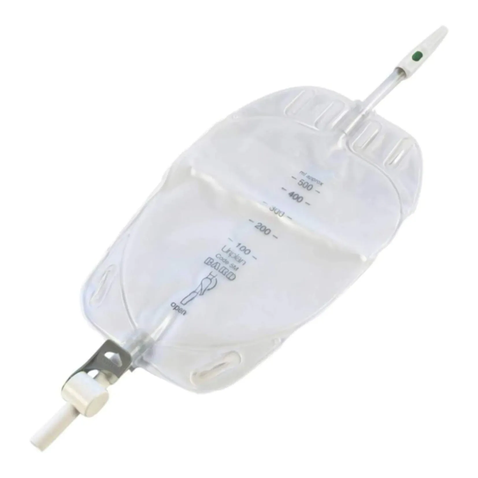 Uriplan Leg Bag 500ml Sterile with 10cm Inlet - Bard (1)