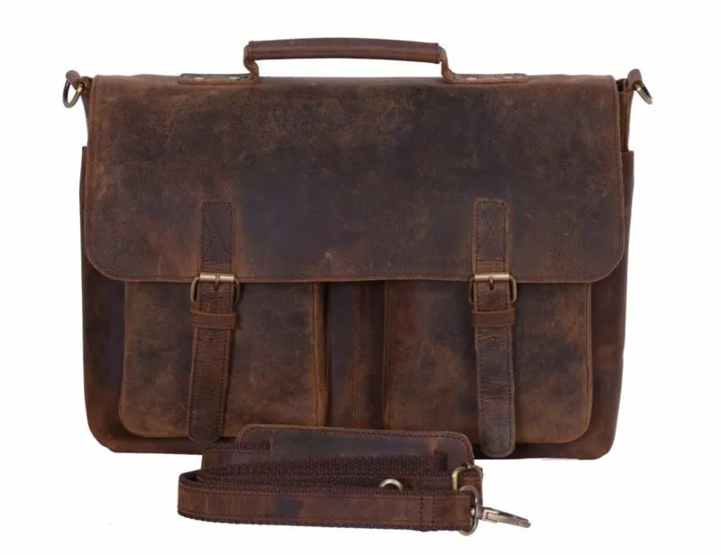 Vintage Laptop Messenger Bag