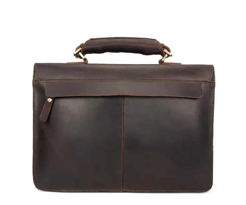 Vintage Leather Protable Briefcase B-8091