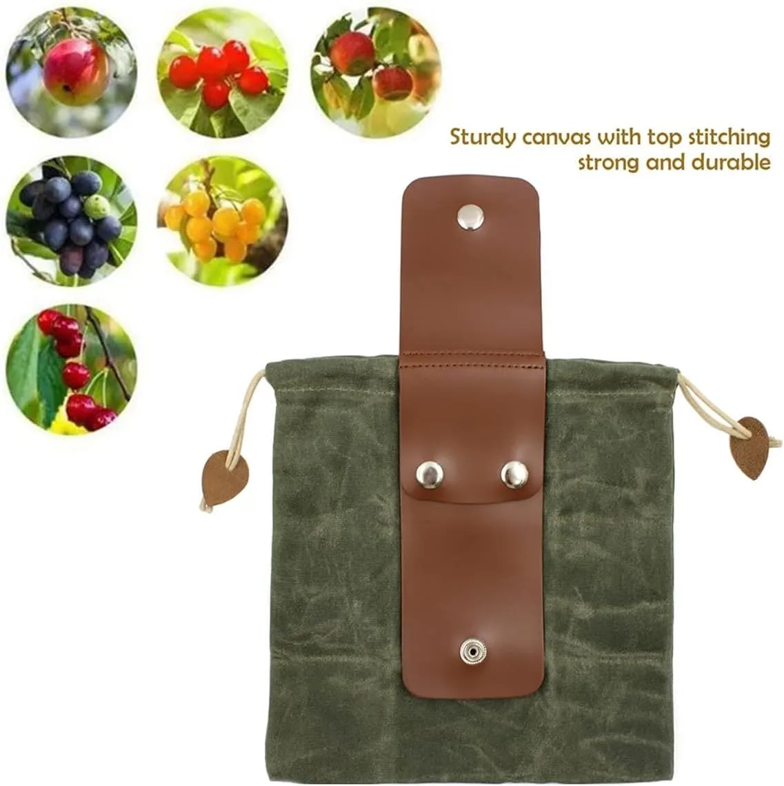 Waxed Canvas Foraging Pouch