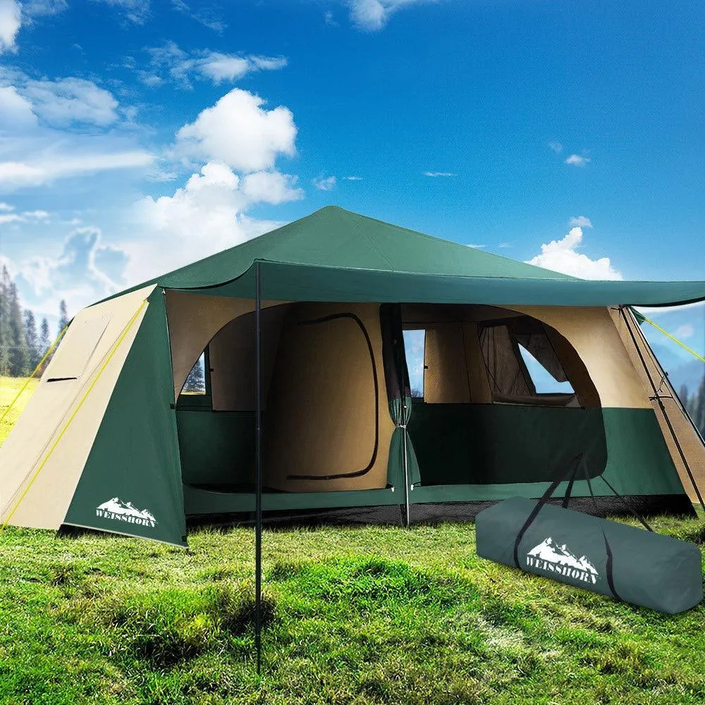 Weisshorn Instant Up 8 Person Family Camping Dome Tent