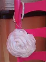 White Rose Purse