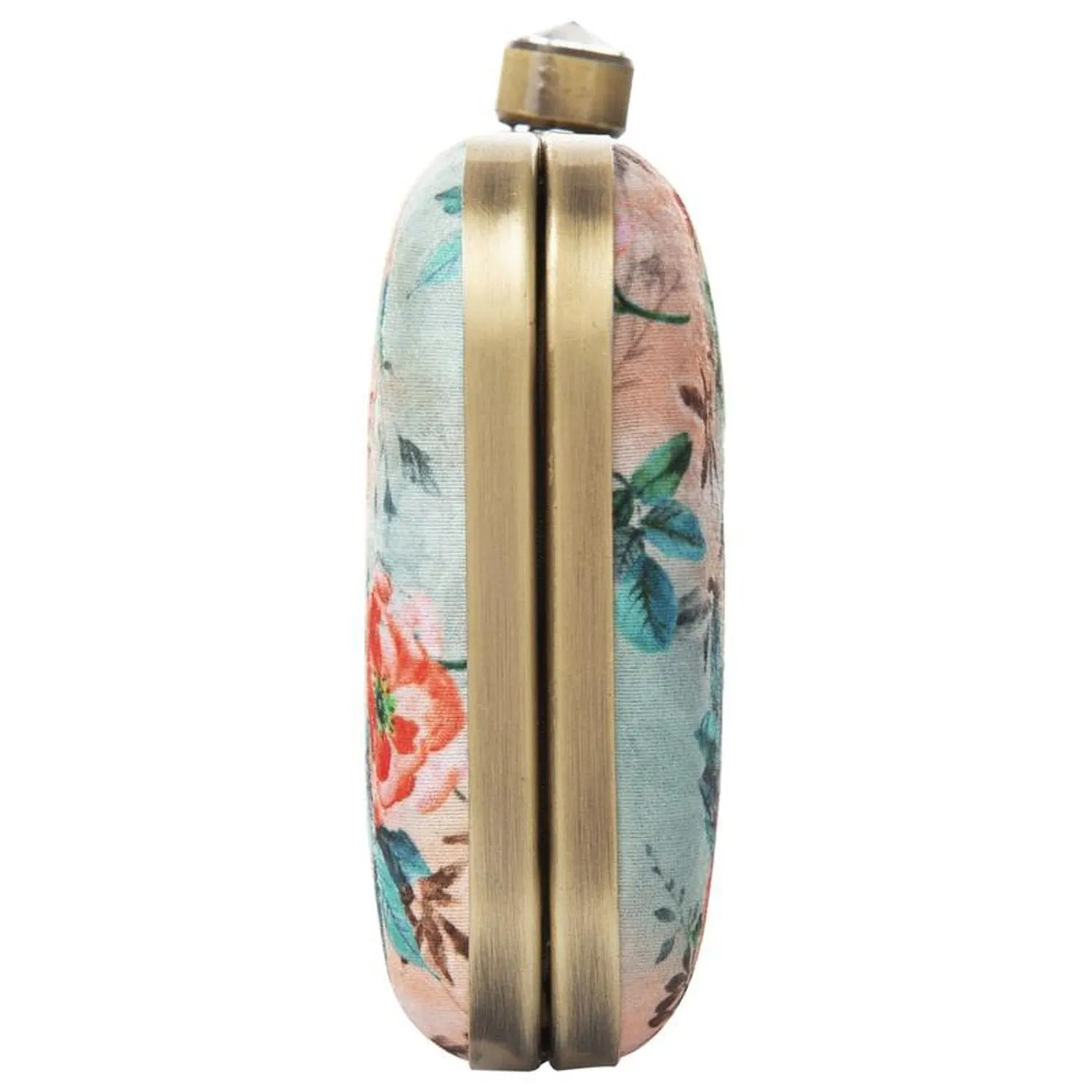 Women's Floral Party Wedding Clutch Purse with Chain