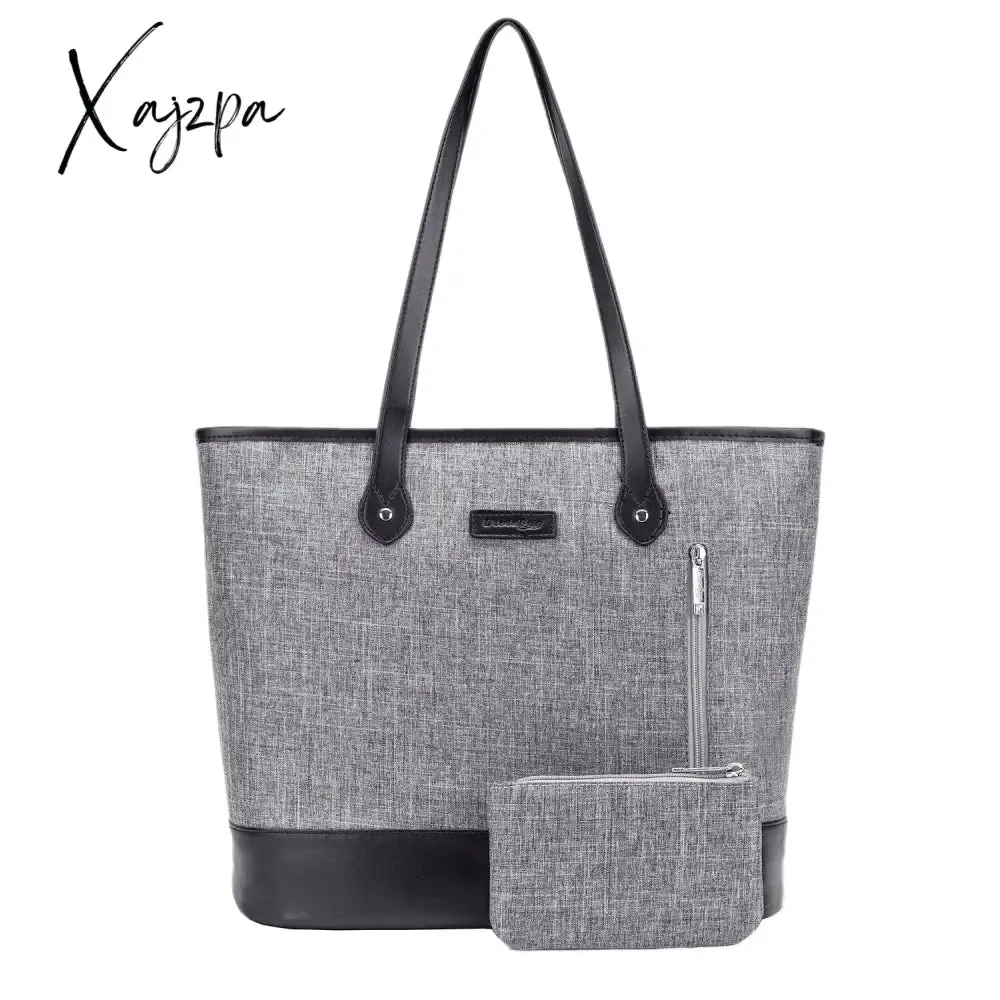 Xajzpa - UtoteBag Women 15.6 Inch Laptop Tote Bag Notebook Shoulder Bag Lightweight Multi-Pocket Nylon Business Work Office Briefcase