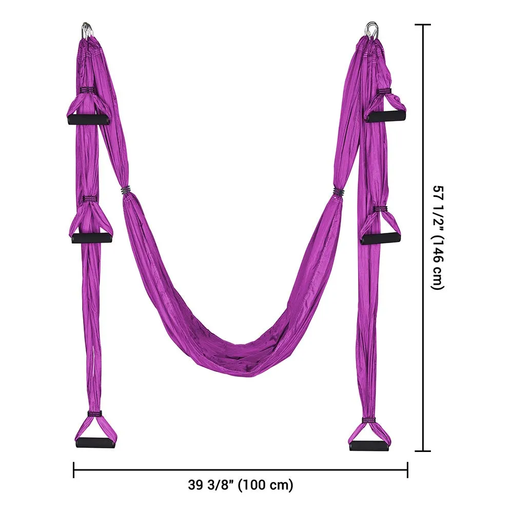 Yescom Yoga Swing Aerial Yoga Inversion Sling with Ceiling Hooks