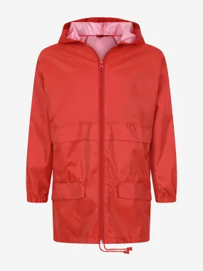 Zeco Kids School Cagoule In A Bag in Red